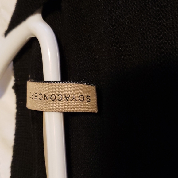 Long sleeve black cardigan Soyaconcept. Excellent quality. Like new. - Picture 2 of 9